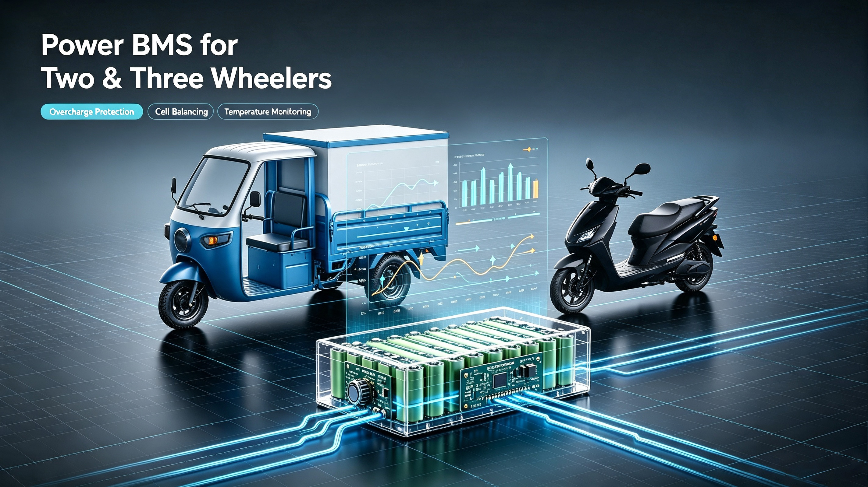 Why Power BMS Is Important for Electric Motorcycle and Tricycle Batteries