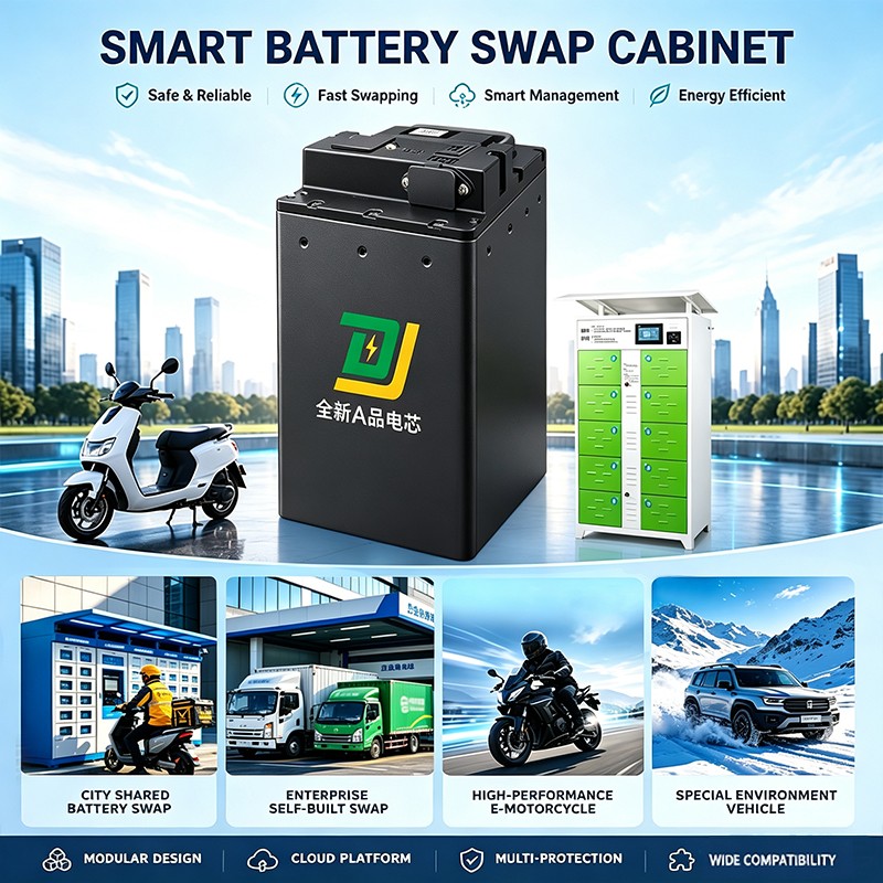 Smart Battery Swap Lithium Battery Pack Manufacturer | Electric Motorcycle Swap Solution - Image 4